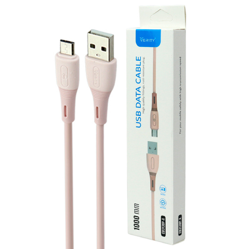 کابل تبدیل USB به microUSB وریتی مدل CB3138 طول ۱متر
